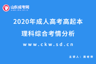 2020年成人高考高起本《理科综合》考情分析