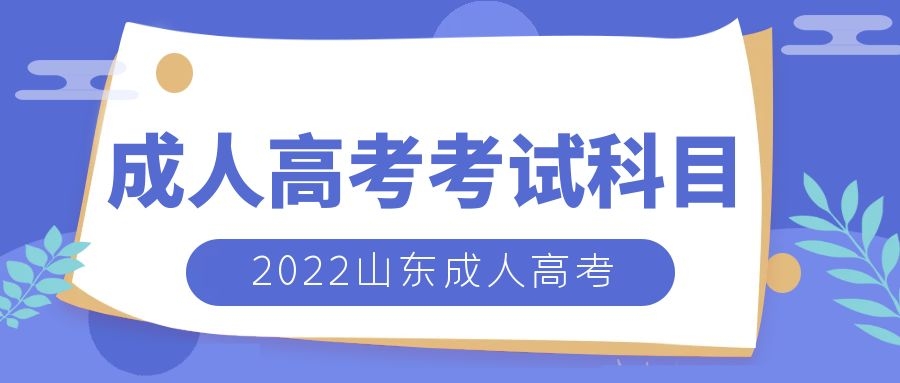 成人高考考试科目