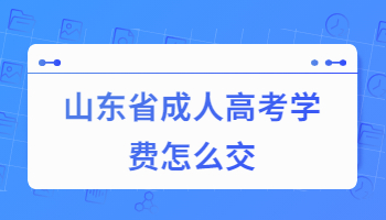 山东省成人高考学费