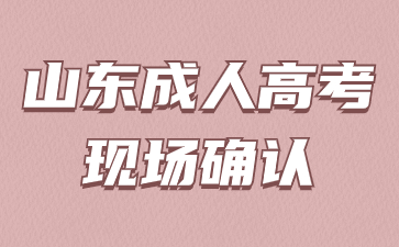 2024年山东成人高考哪些考生需要进行现场资格审核?