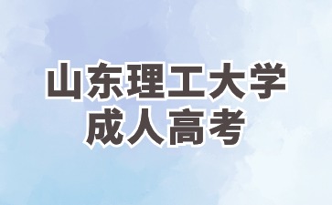 2024年山东理工大学成人高考有哪几种层次可以报考?