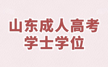 想申请2024年山东成人高考学士学位有哪些条件