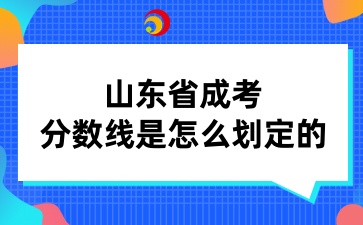 山东省成考分数线是怎么划定的